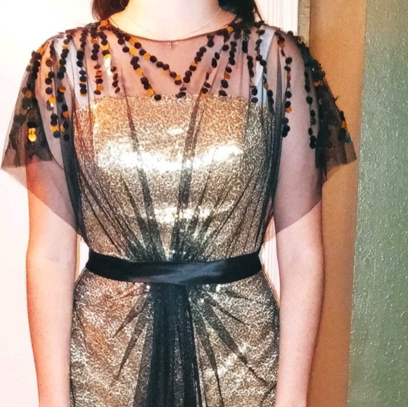 New Women Evening dresses gown with sleeves 3SQ - Picture 4 of 6